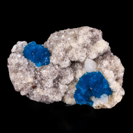 Cavansite on Heulandite (Rare Find) Natural Mineral Specimen # B 6849 Cavansite Superb Minerals 