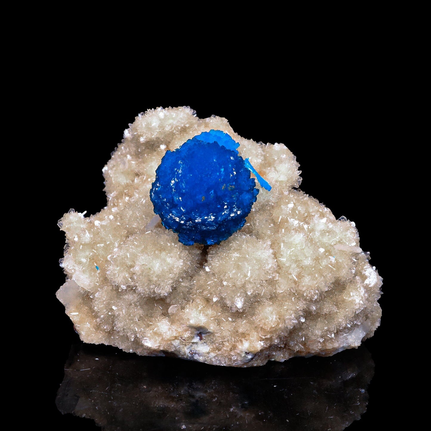 Cavansite on Heulandite (Rare Find) Natural Mineral Specimen # B 6916 Cavansite Superb Minerals