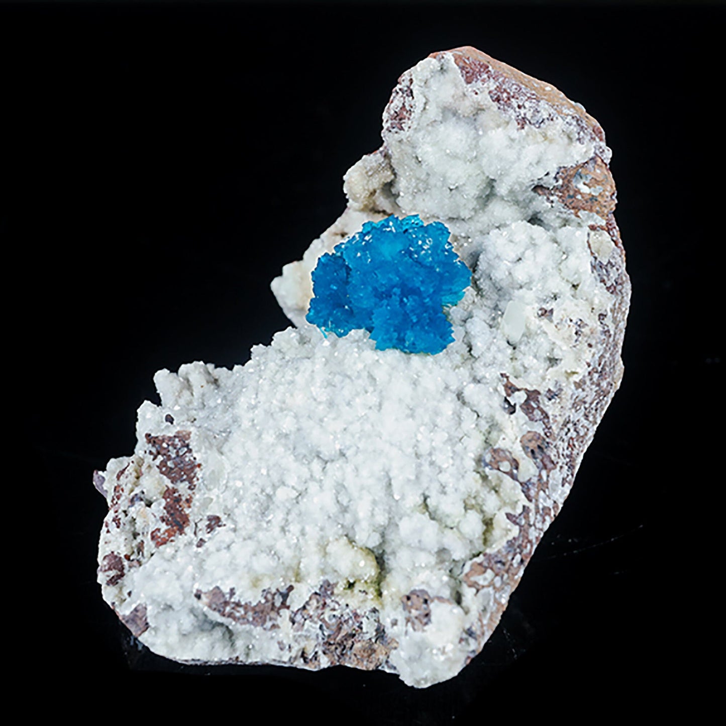 Cavansite on Heulandite (Rare Find) Natural Mineral Specimen # B 7040 Cavansite Superb Minerals
