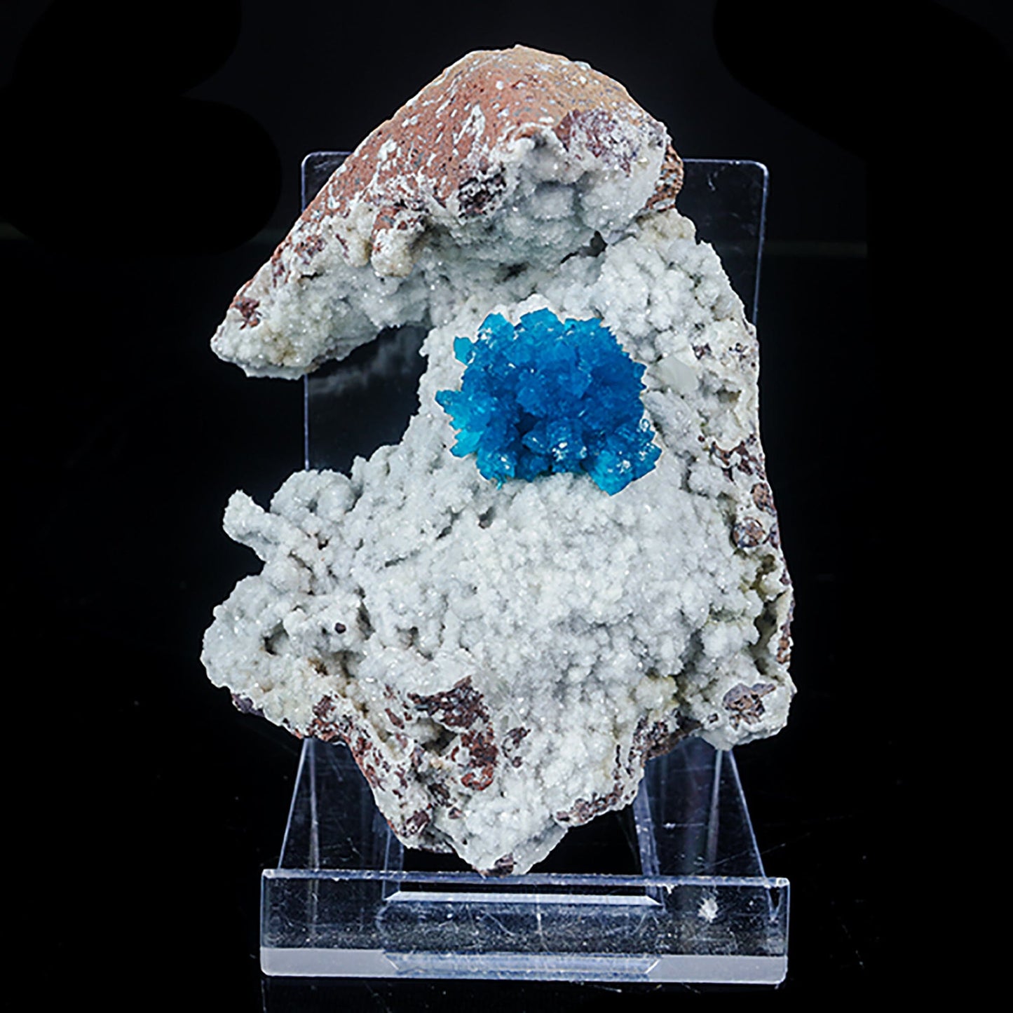 Cavansite on Heulandite (Rare Find) Natural Mineral Specimen # B 7040 Cavansite Superb Minerals