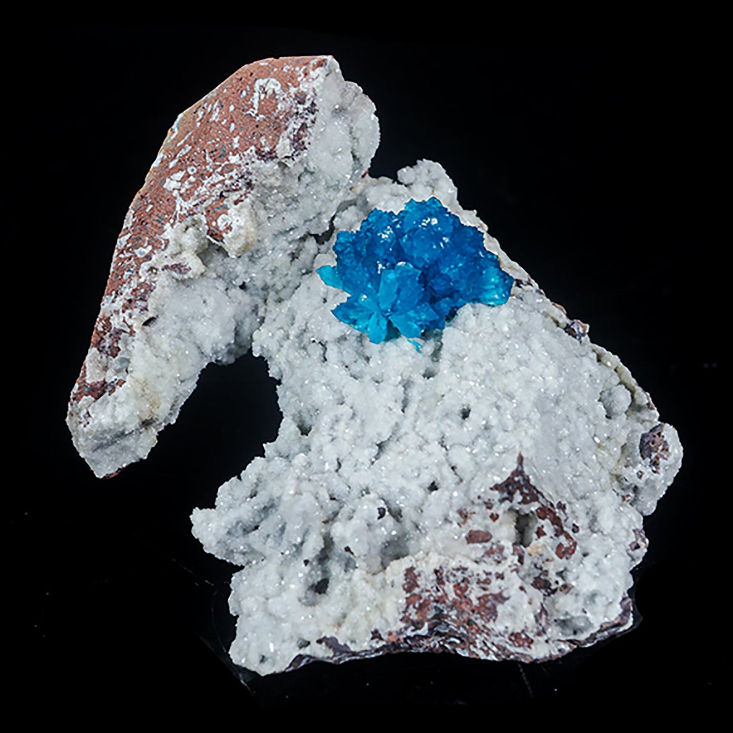Cavansite on Heulandite (Rare Find) Natural Mineral Specimen # B 7040 Cavansite Superb Minerals