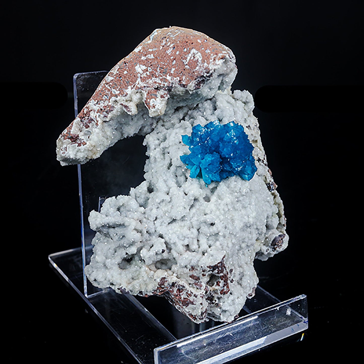 Cavansite on Heulandite (Rare Find) Natural Mineral Specimen # B 7040 Cavansite Superb Minerals