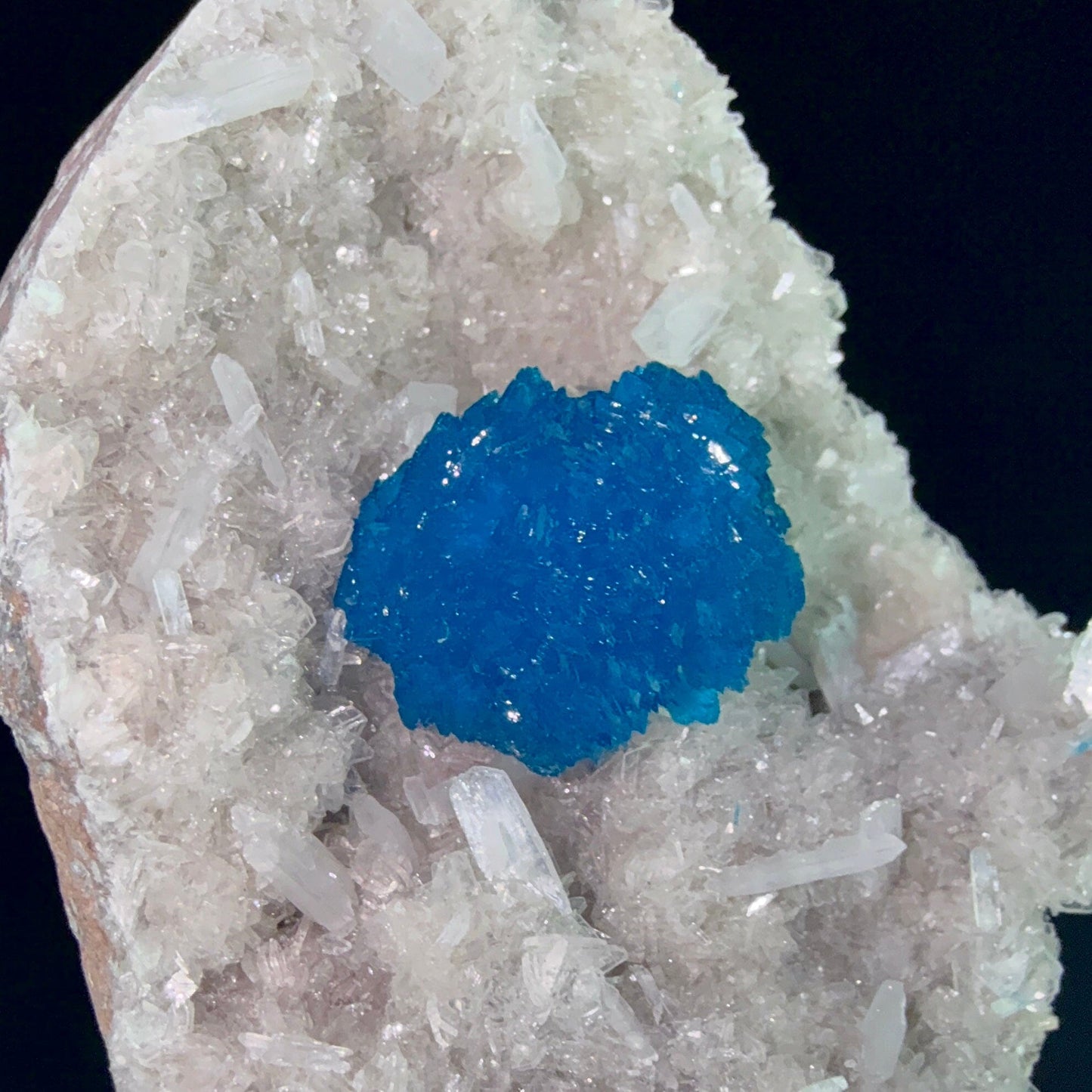 Cavansite on Heulandite & Stilbite | SELF STANDING | High Quality Mineral | Indian Mineral | Superb Minerals | Fine Mineral | Collection Cavansite Superb Minerals
