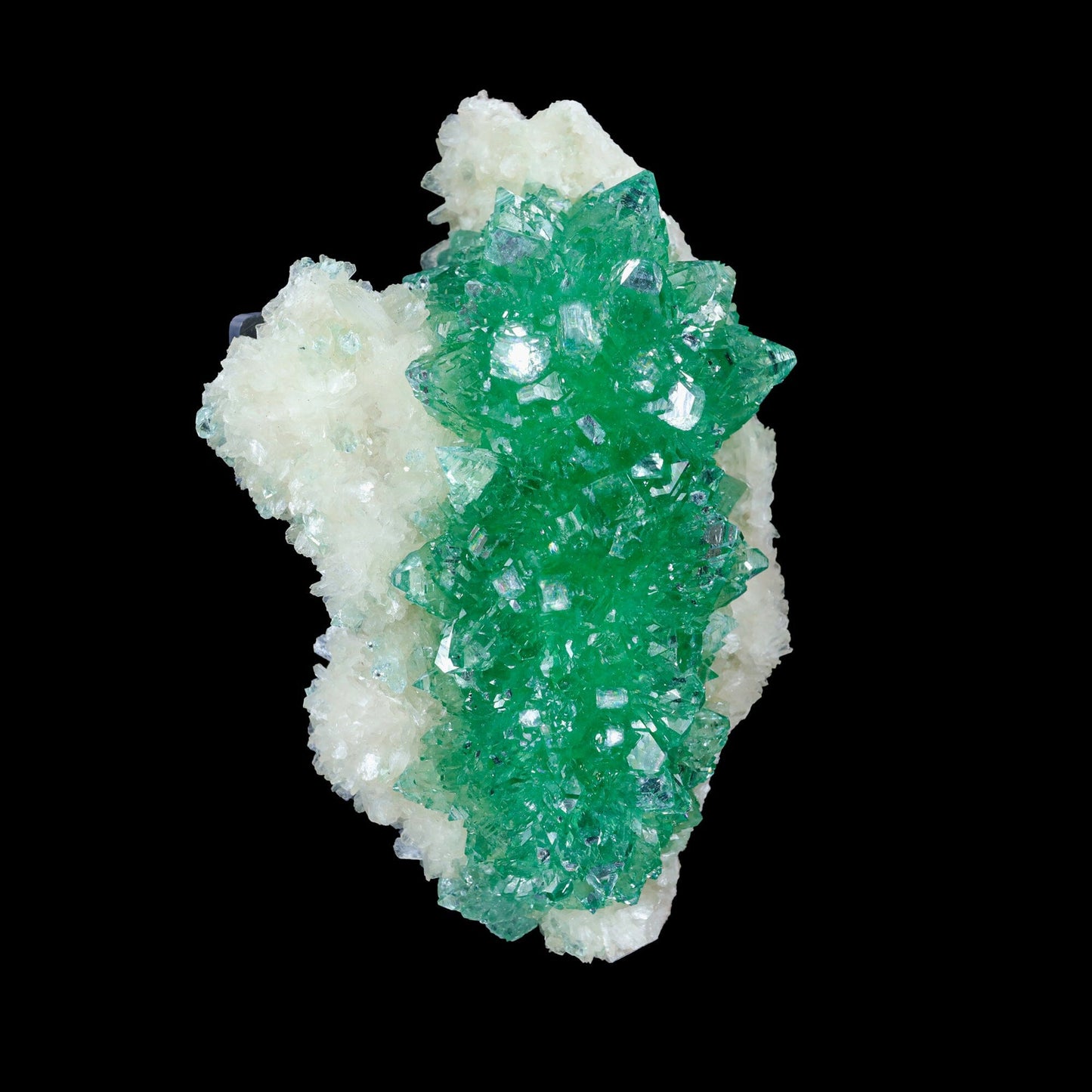Green Apophyllite sharp terminated Natural Mineral Specimen