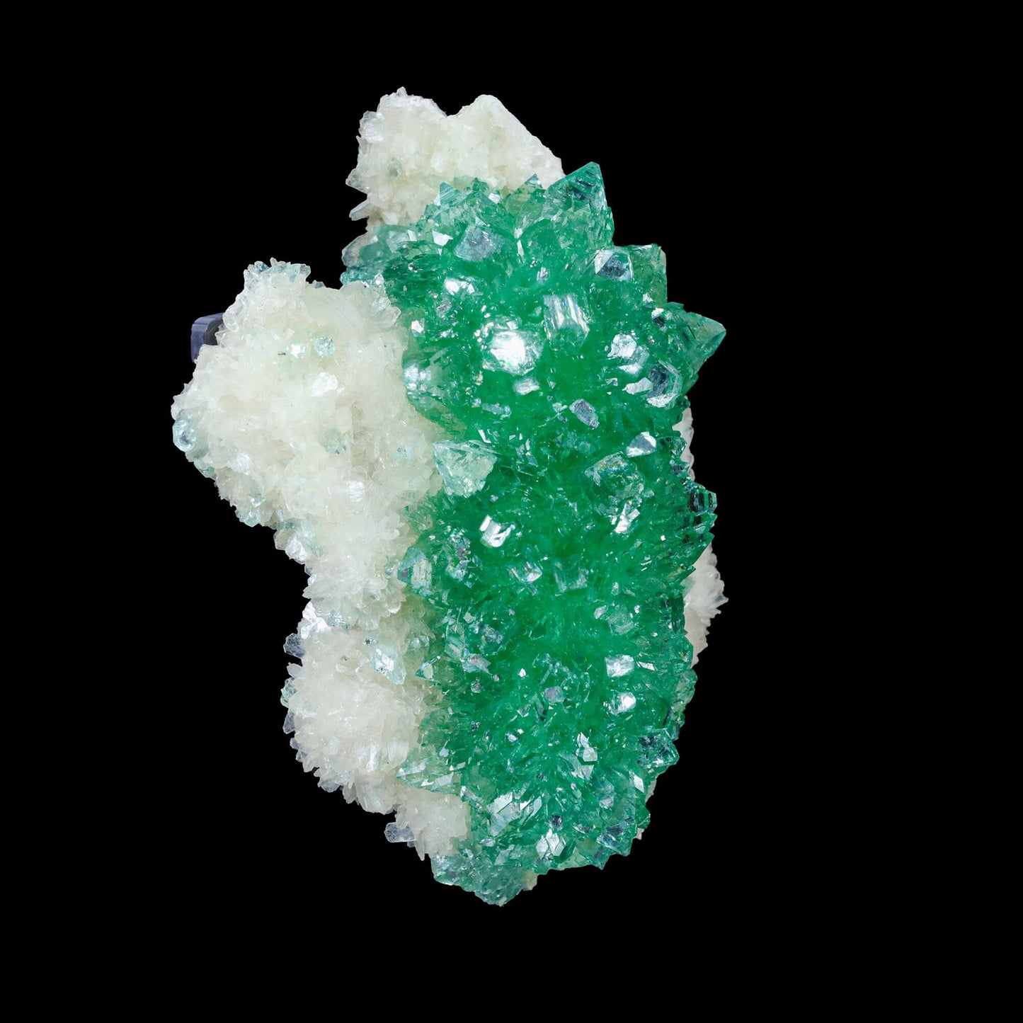 Green Apophyllite sharp terminated Natural Mineral Specimen