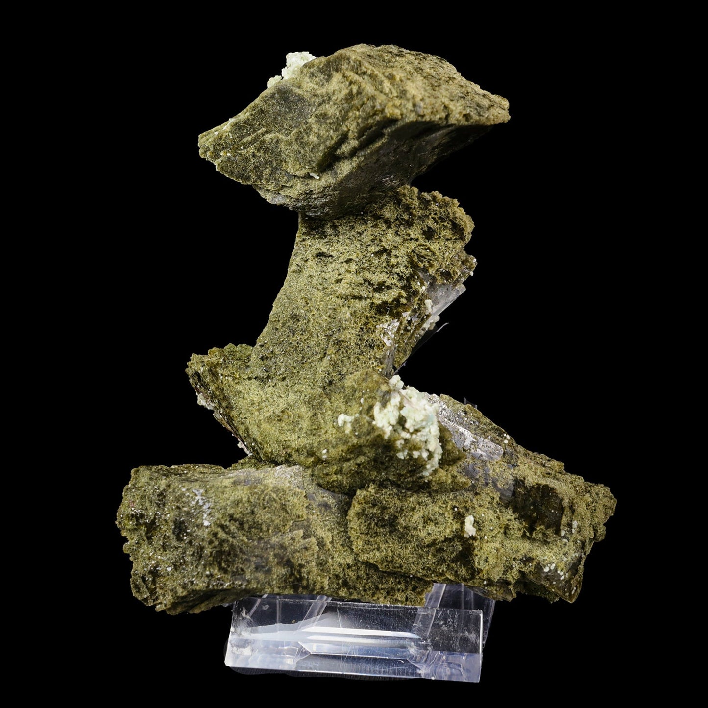 Green Heulandite Natural Mineral Specimen # B 7015