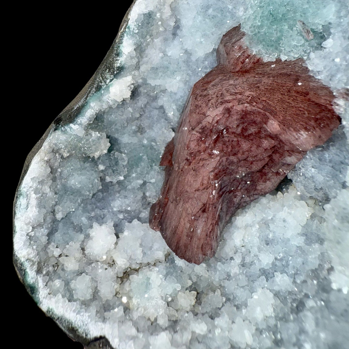 Heulandite on Chalcedony | SELF STANDING | High Quality Mineral | Indian Mineral | Superb Minerals | Fine Mineral | Collection Chalcedony Superb Minerals