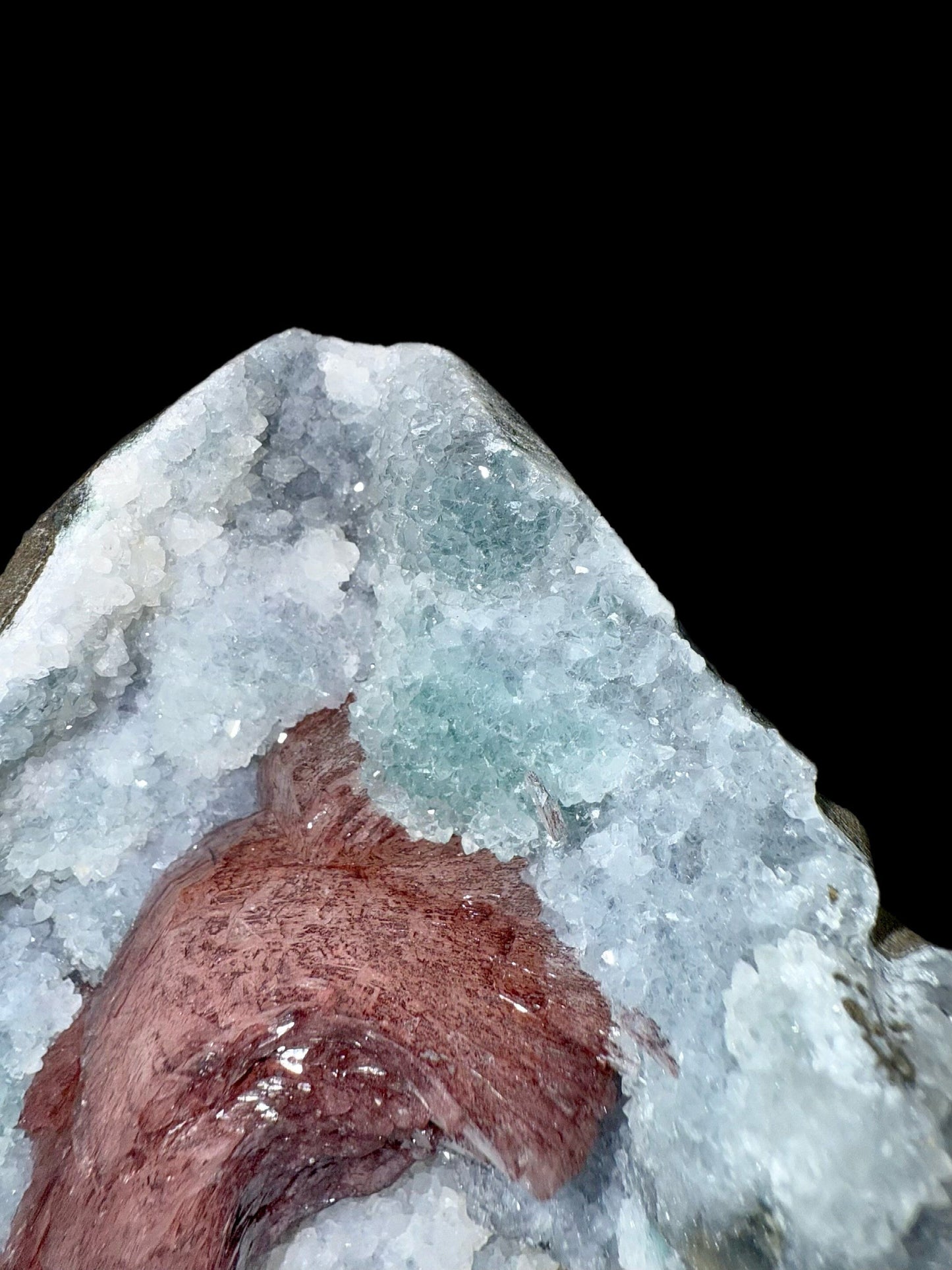 Heulandite on Chalcedony | SELF STANDING | High Quality Mineral | Indian Mineral | Superb Minerals | Fine Mineral | Collection Chalcedony Superb Minerals