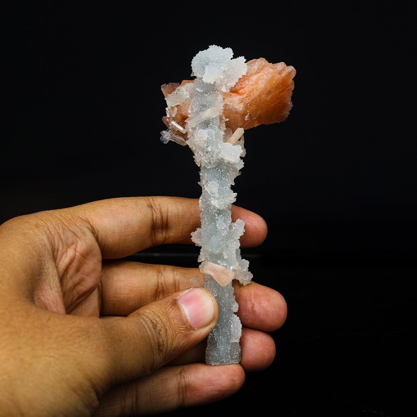 Heulandite with Chalcedony Natural Mineral Specimen #TC24-28 Heulandite Superb Minerals
