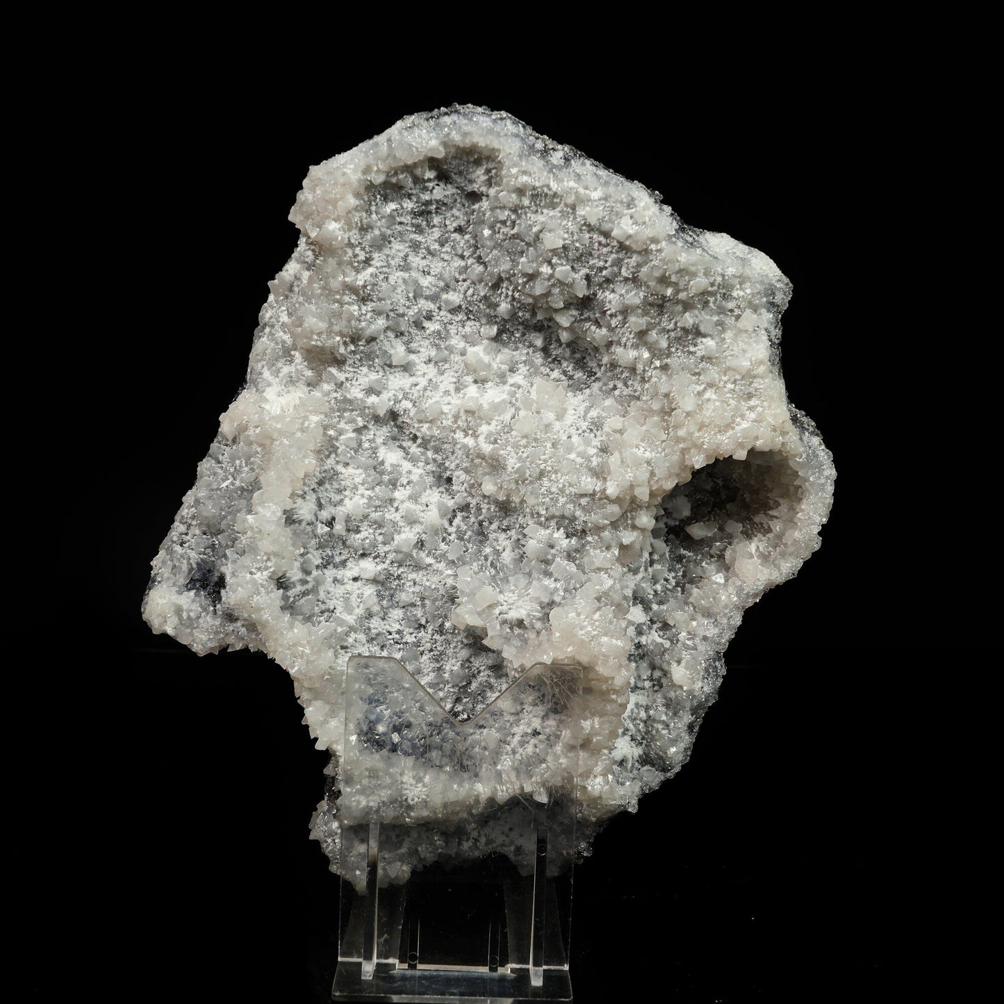 Huge Floter Apophyllite with Black Chalcedony Natural Mineral Specimen # B 6778 Apophyllite Superb Minerals