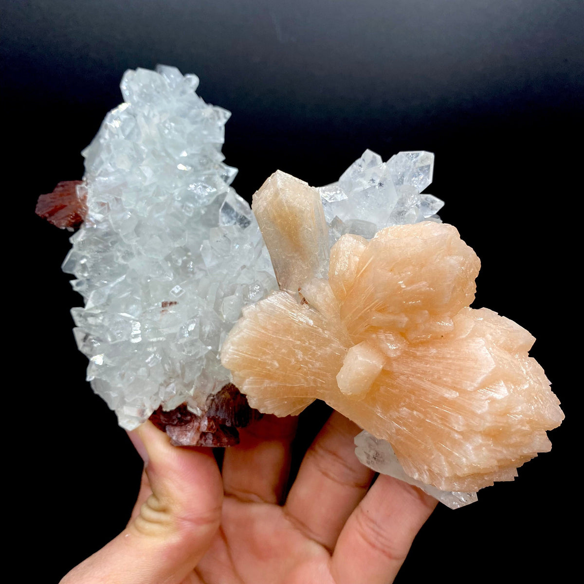 Stilbite & Apophyllite , Heulandite DK168