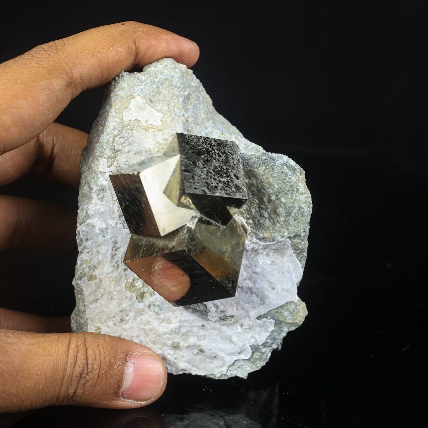 Pyrite Cube from Spain Natural Mineral Specimen
