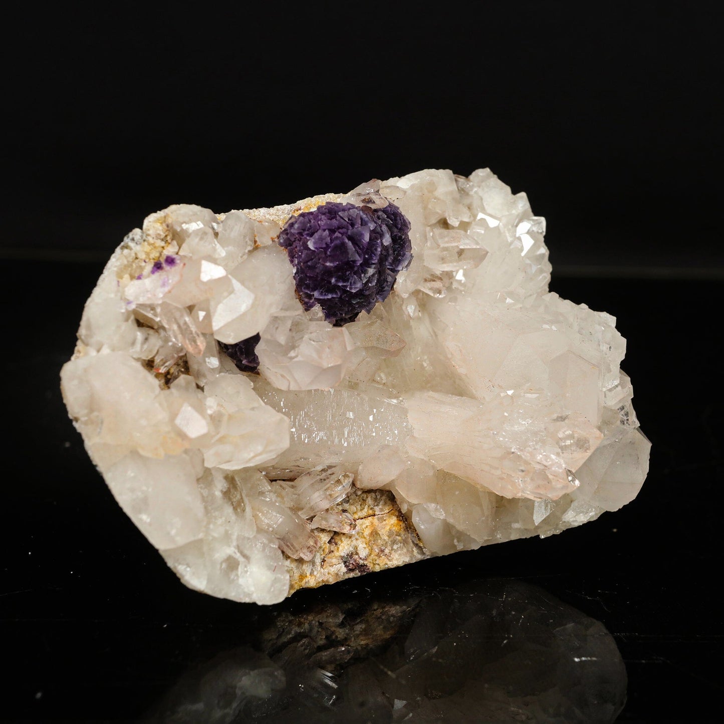 Rare Blue Fluorite with Quartz Natural Mineral Specimen # B 6757 Fluorite Superb Minerals