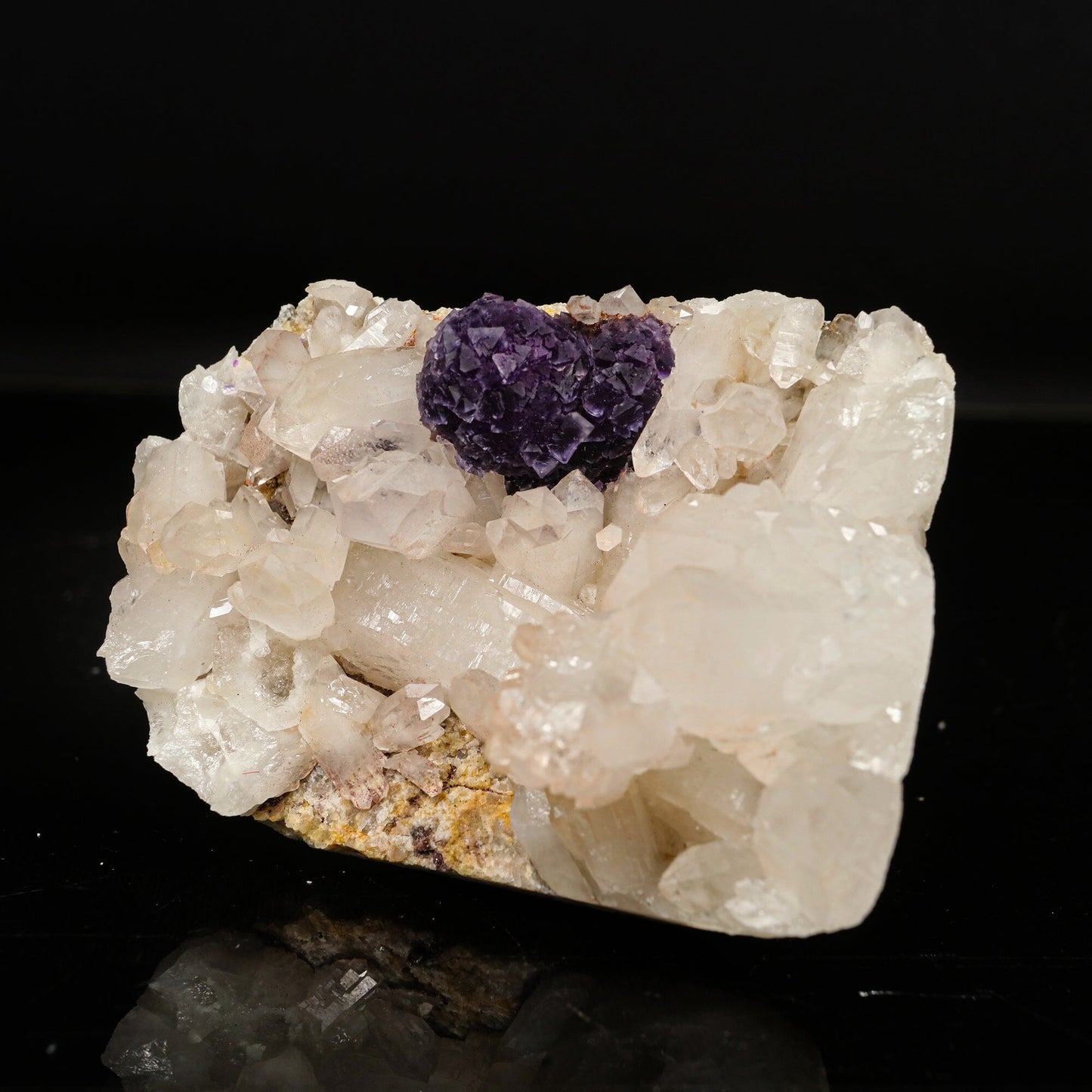 Rare Blue Fluorite with Quartz Natural Mineral Specimen # B 6757 Fluorite Superb Minerals