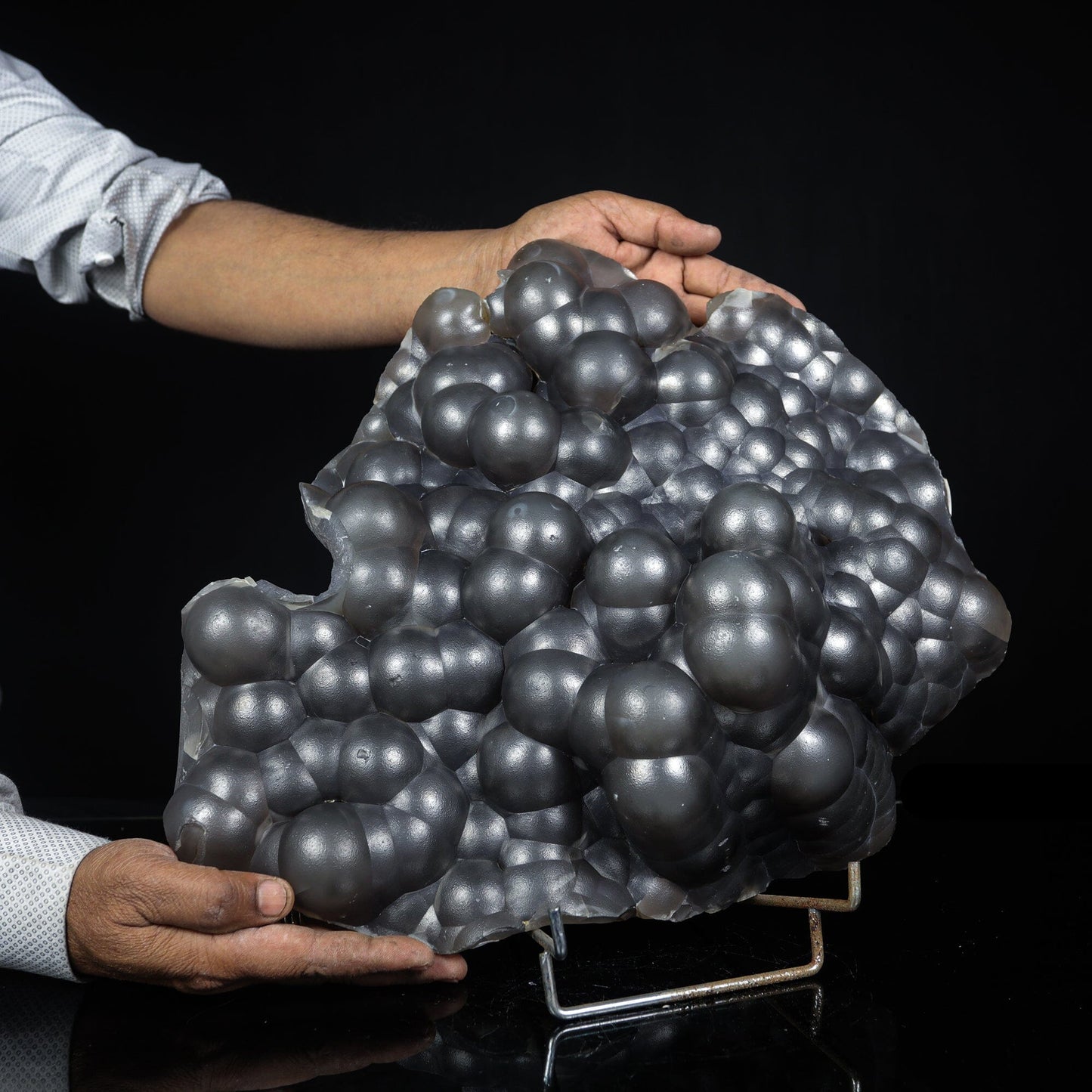 Rare Botryoidal Agatized Chalcedony Mineral Specimen – Natural Indian Crystal Cluster for Collectors # USA 1 Chalcedony Superb Minerals