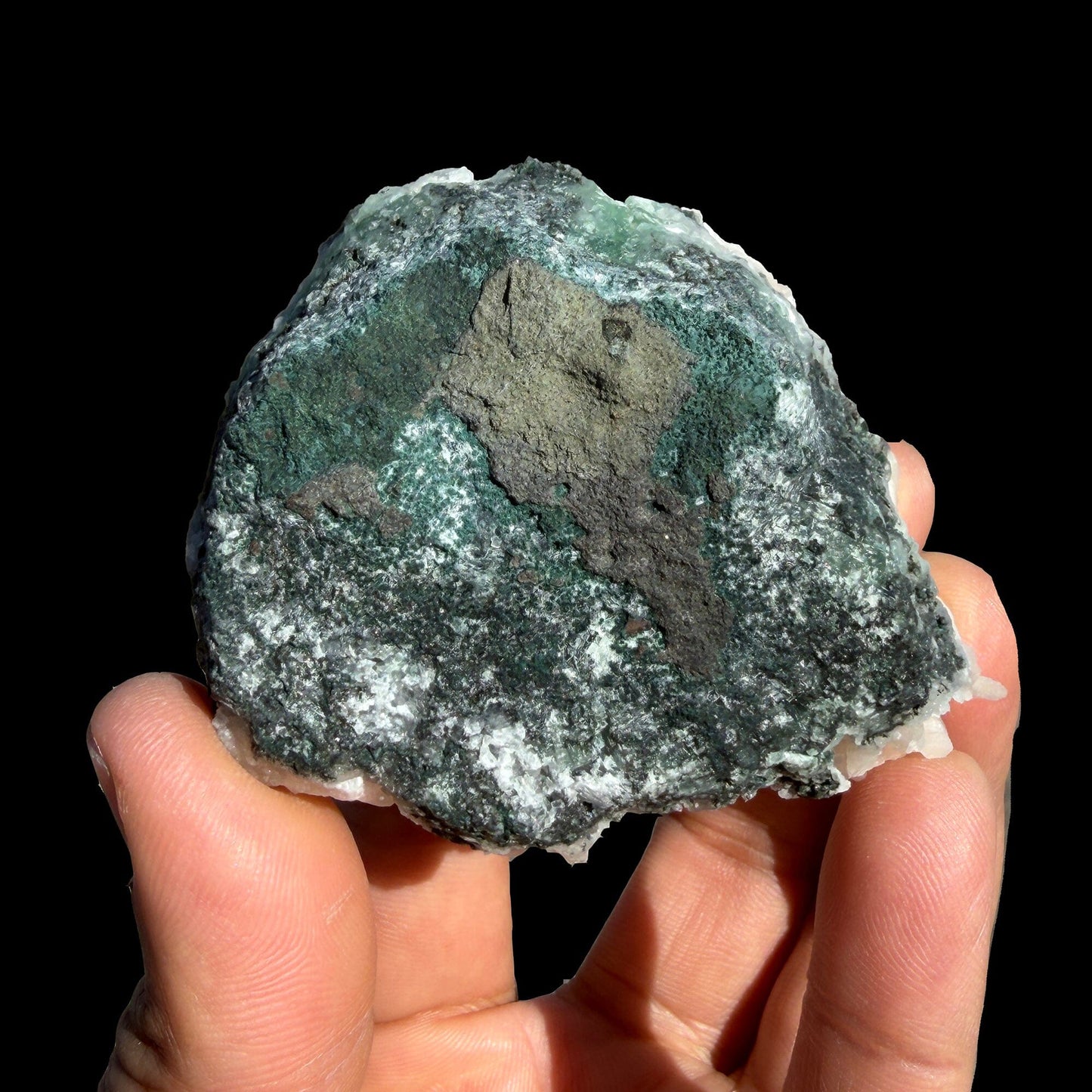 Rare Dark Green Apophyllite Flower Formation Crystal Specimen from Savda Quarry, Jalgaon, India – Sharp Terminated Collector Mineral | Global Premium Display Piece| Collector Display Piece # DKT16 Apohyllite Superb Minerals