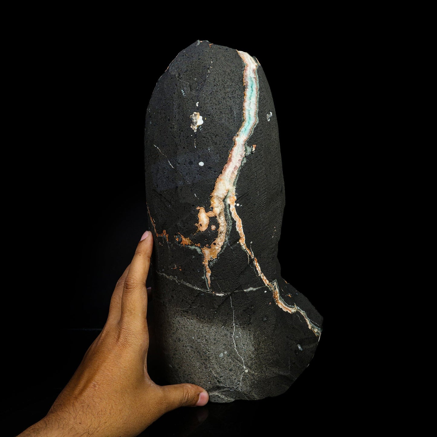 Rare Green Apophyllite with Chalcedony Natural Mineral Specimen #TC24-17 Apophyllite Superb Minerals