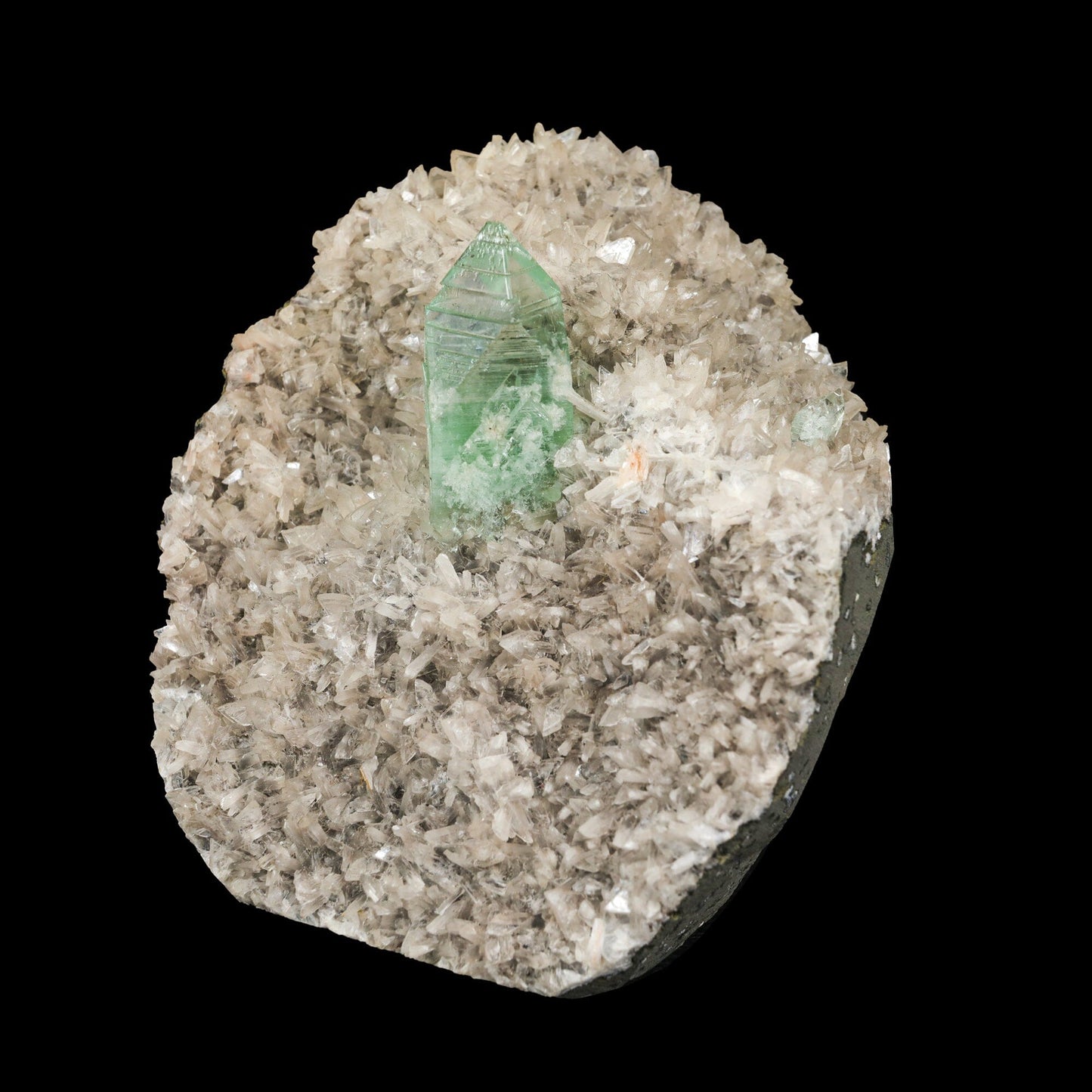 Rare Green Apophyllite with Heulandite Natural Mineral Specimen # B 7054 Apophyllite Superb Minerals