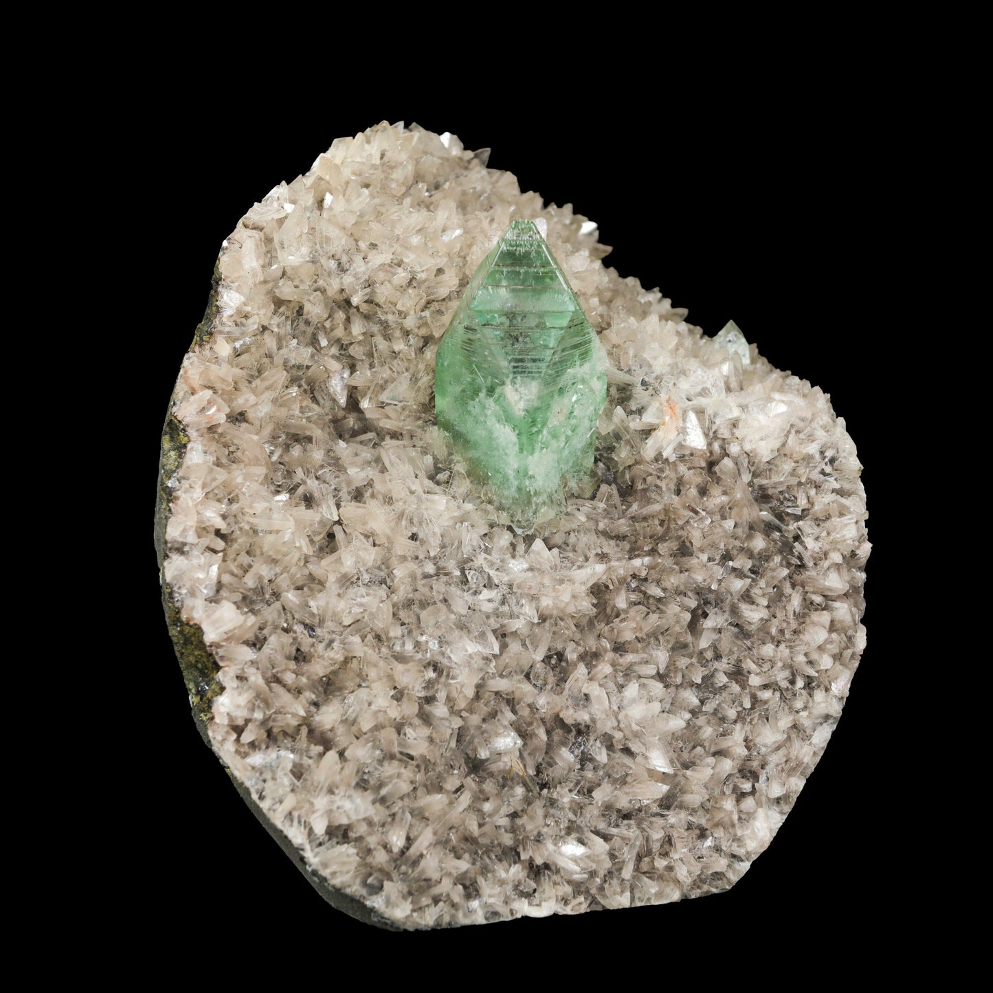 Rare Green Apophyllite with Heulandite Natural Mineral Specimen # B 7054 Apophyllite Superb Minerals