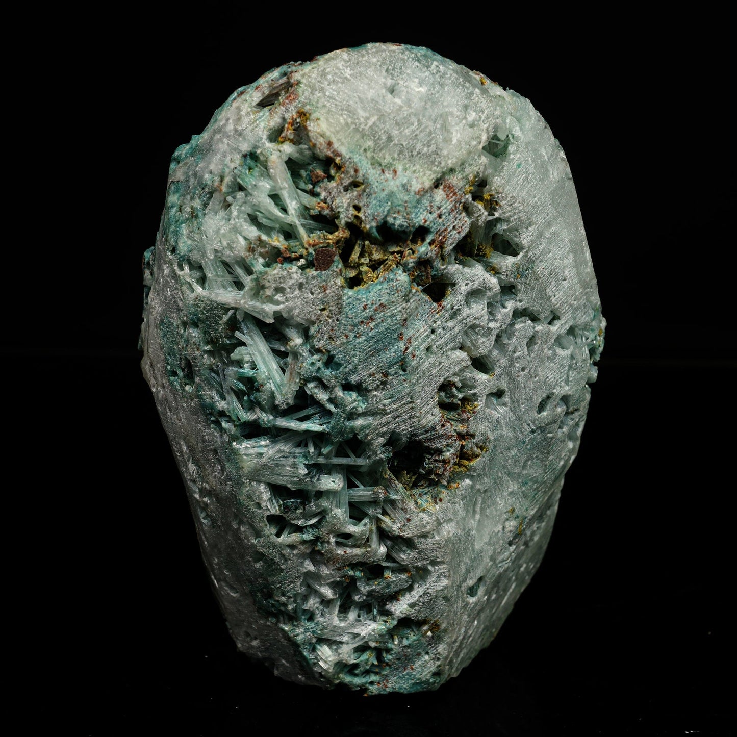 Rare Marshy Apophyllite on scolecite Self standing Natural Mineral Specimen # B 6765 Apohyllite Superb Minerals
