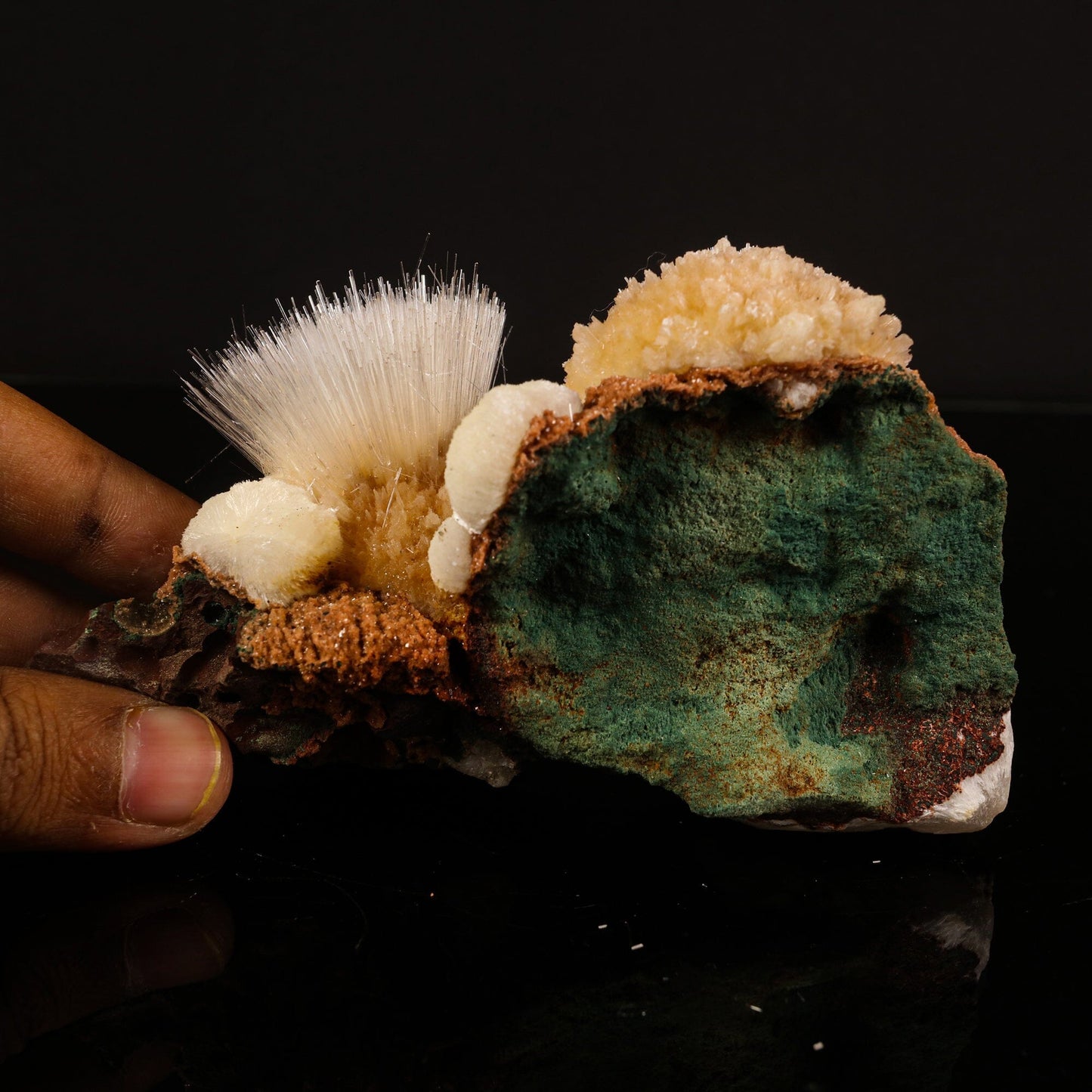 Rare New Find Thomsonite with Mesolite Natural Mineral Specimen # B 6822 Thomsonite Superb Minerals 