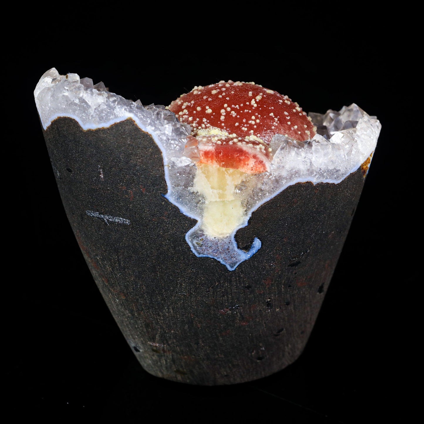 Rare Red Botryoidal Fluorites Natural mineral Specimen # B 7000 Fluorite Superb Minerals