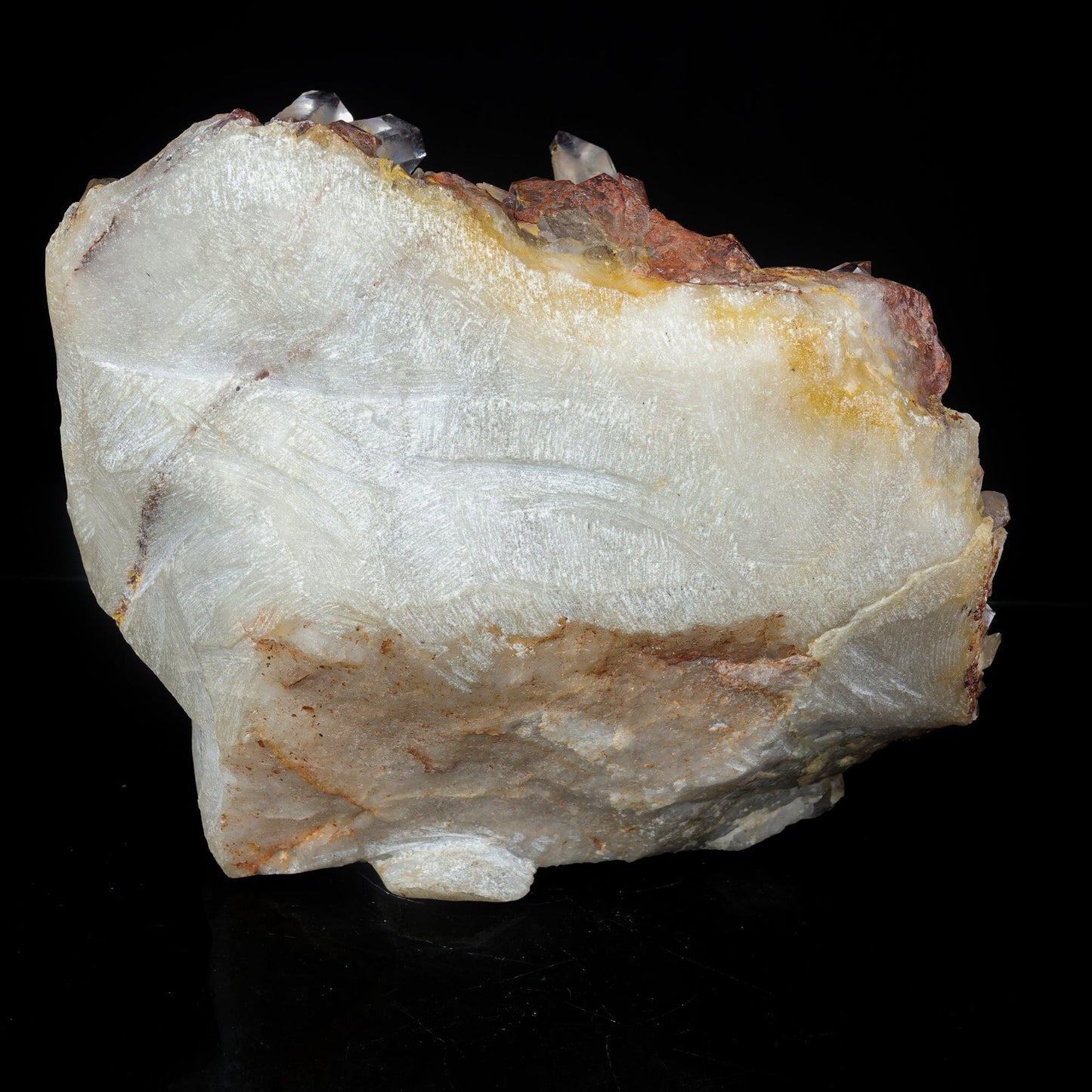 Red Phantom Quartz Cluster Natural Mineral Specimen # B 7053 Thomsonite Superb Minerals
