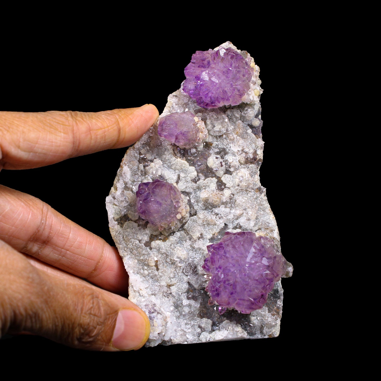 Sceptre Amethyst Flower - Free Standing Natural Mineral Specimen from Karur, India | # B 7130 Amethyst Superb Minerals