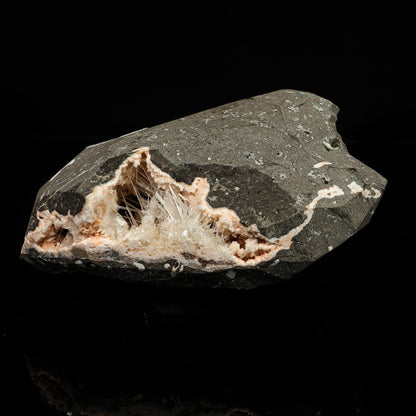 Scolecite Spray in Heulandite Geode Natural Mineral Specimen # B 6764 Scoleccite Superb Minerals 