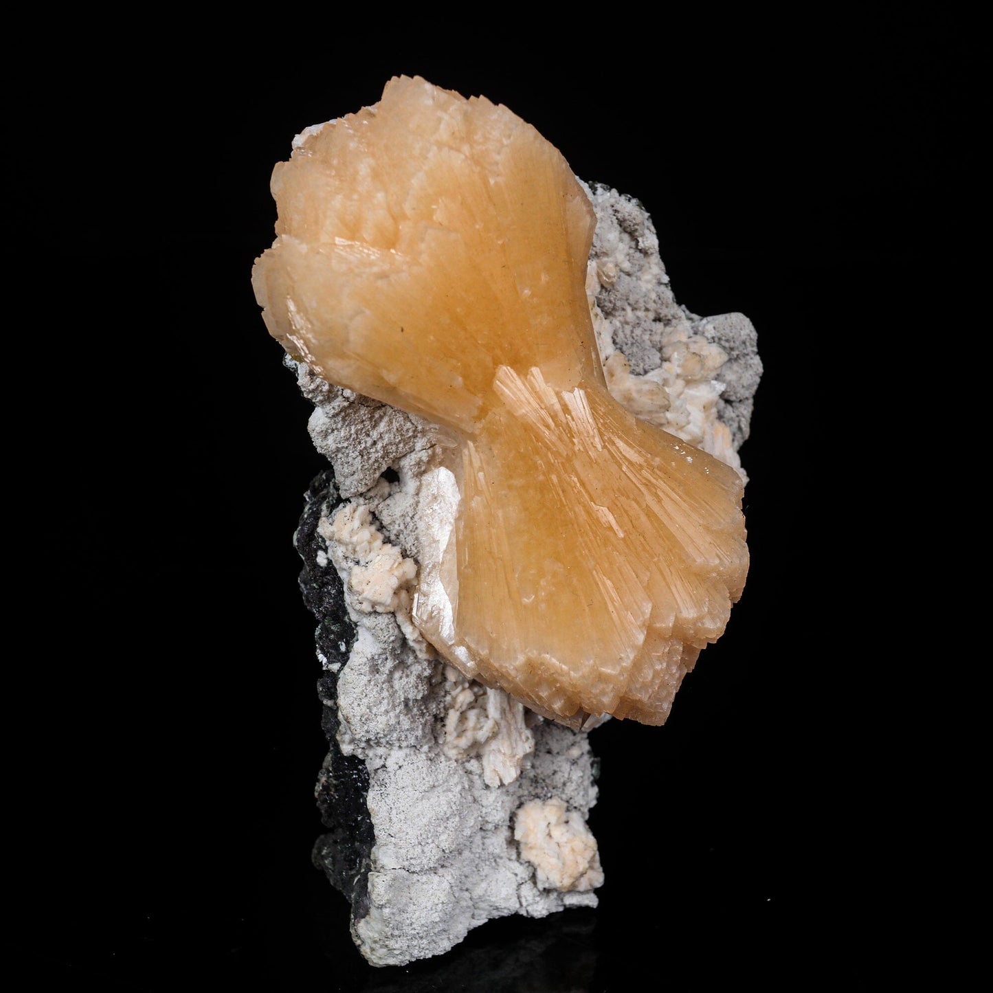 Stilbite Bow Free Standing Natural Mineral Specimen