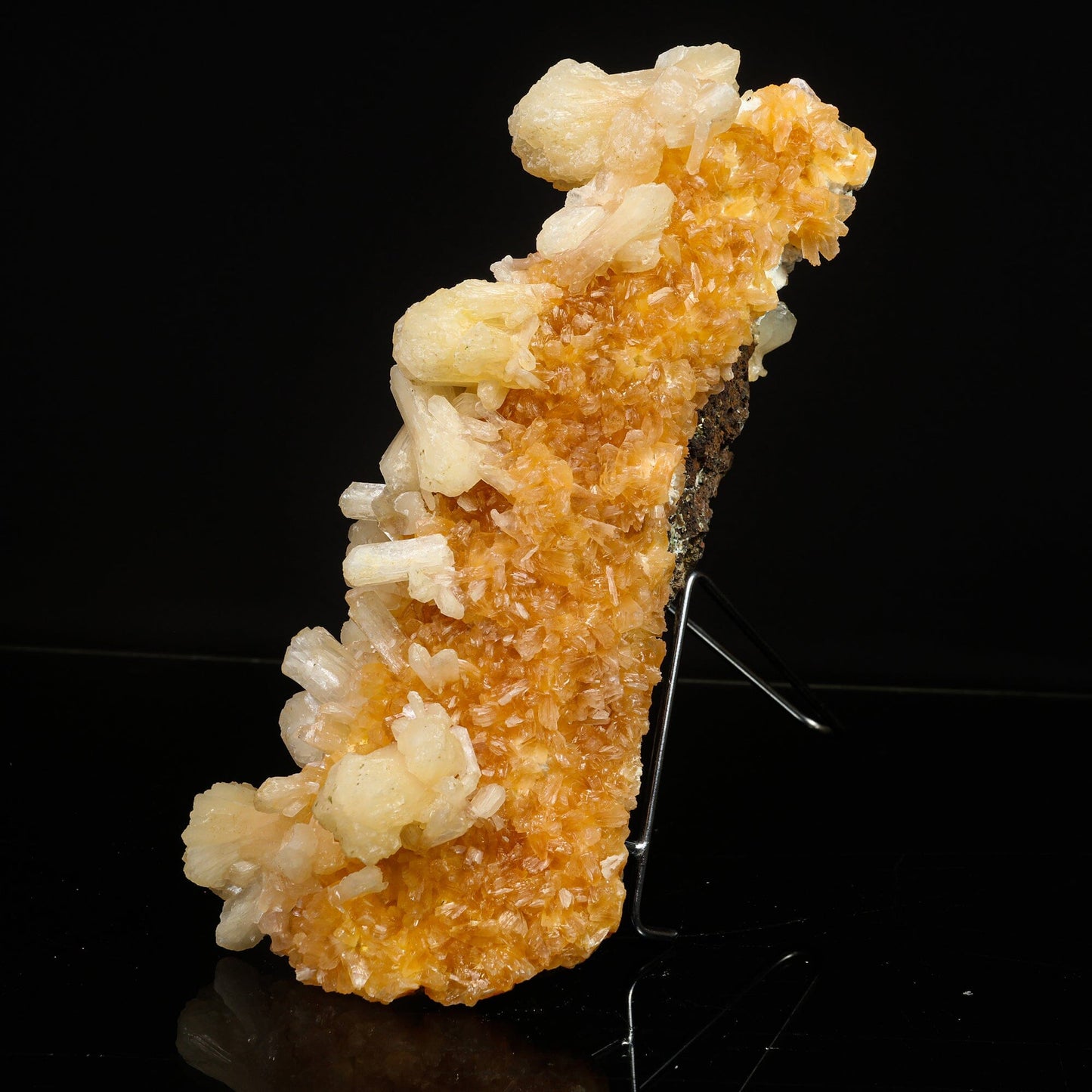 Stilbite with Heulandite on Mordenite Natural Mineral Specimen # B 6783 Stilbite Superb Minerals 