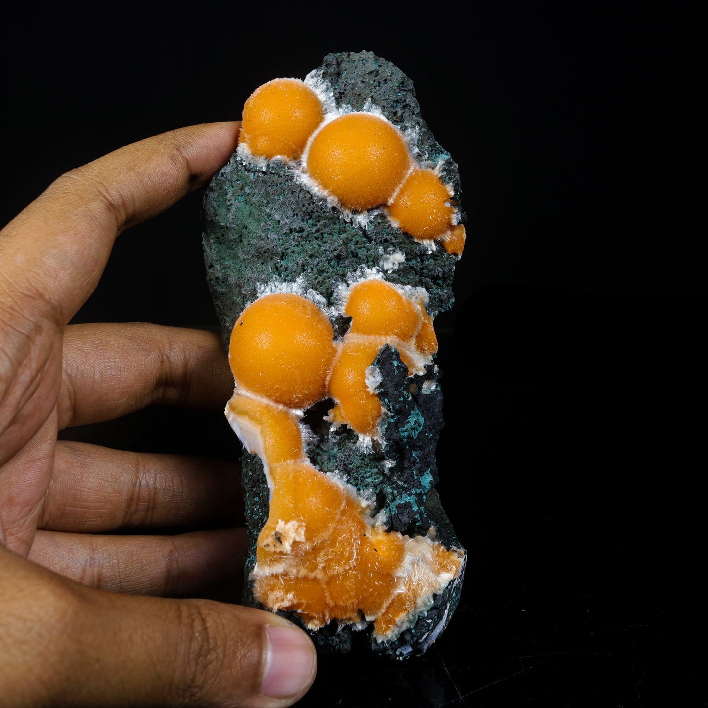 Thomsonite Orange Rare Find Natural Mineral Specimen