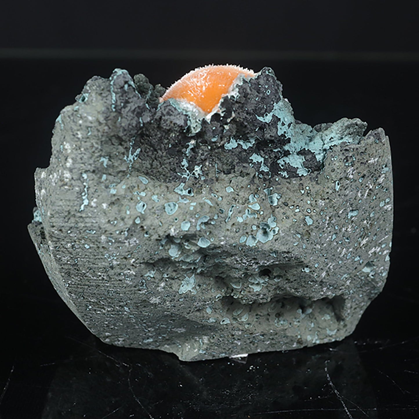 Thomsonite Orange Rare Find Natural Mineral Specimen # B 7037 Thomsonite Superb Minerals