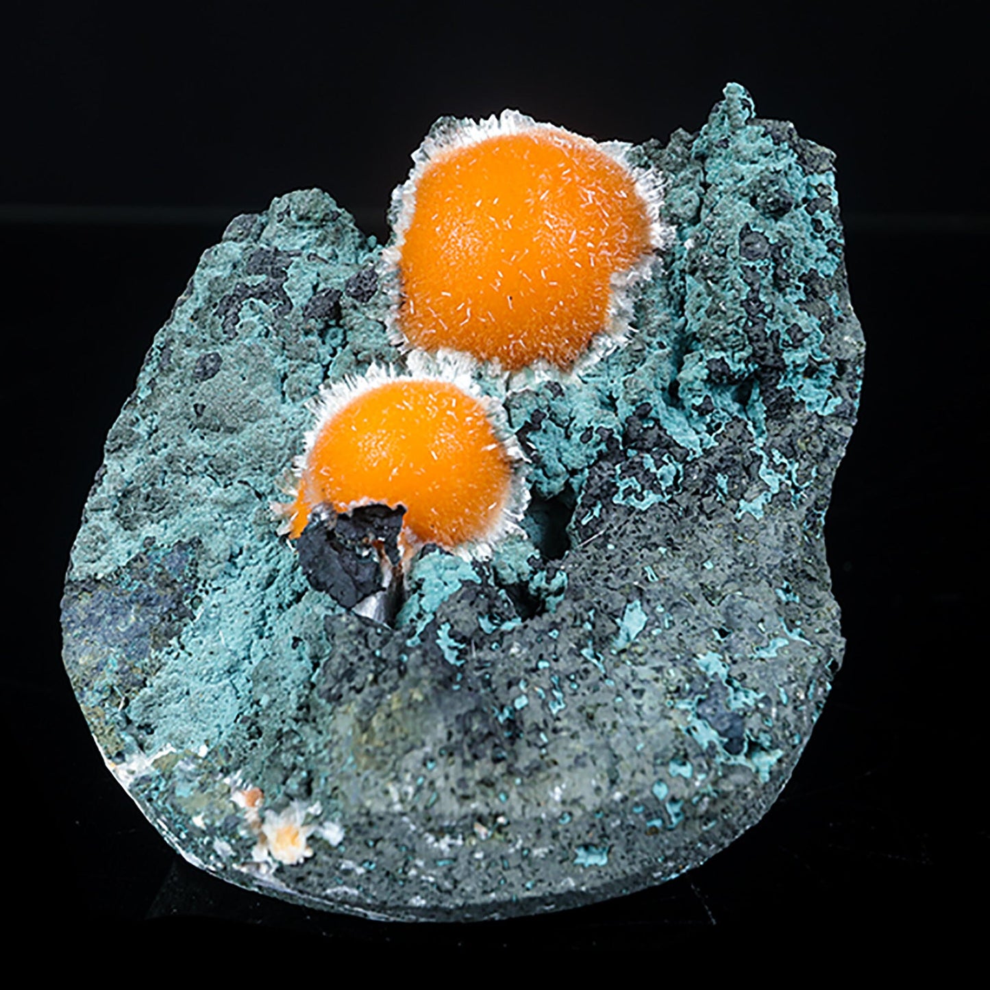 Thomsonite Orange Rare Find Natural Mineral Specimen # B 7037 Thomsonite Superb Minerals