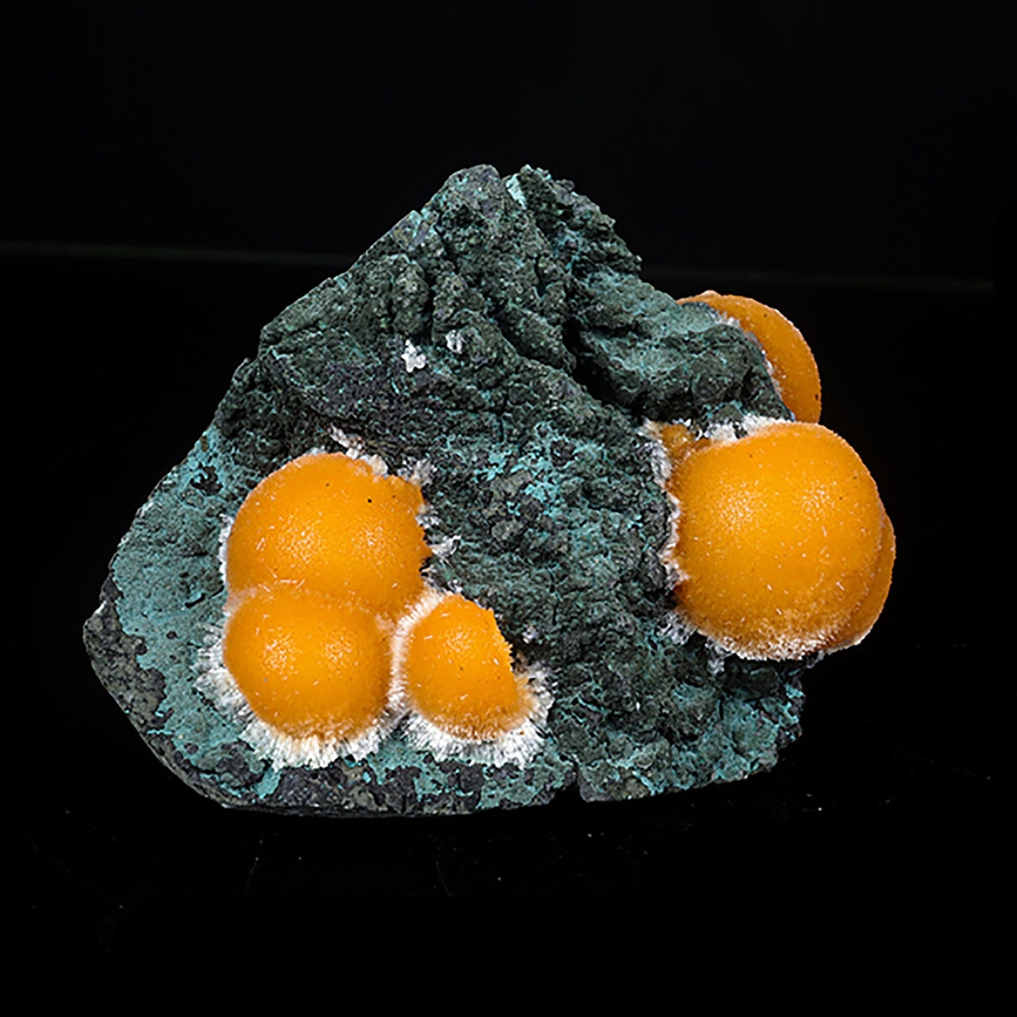 Thomsonite Orange Rare Find Natural Mineral Specimen # B 7045