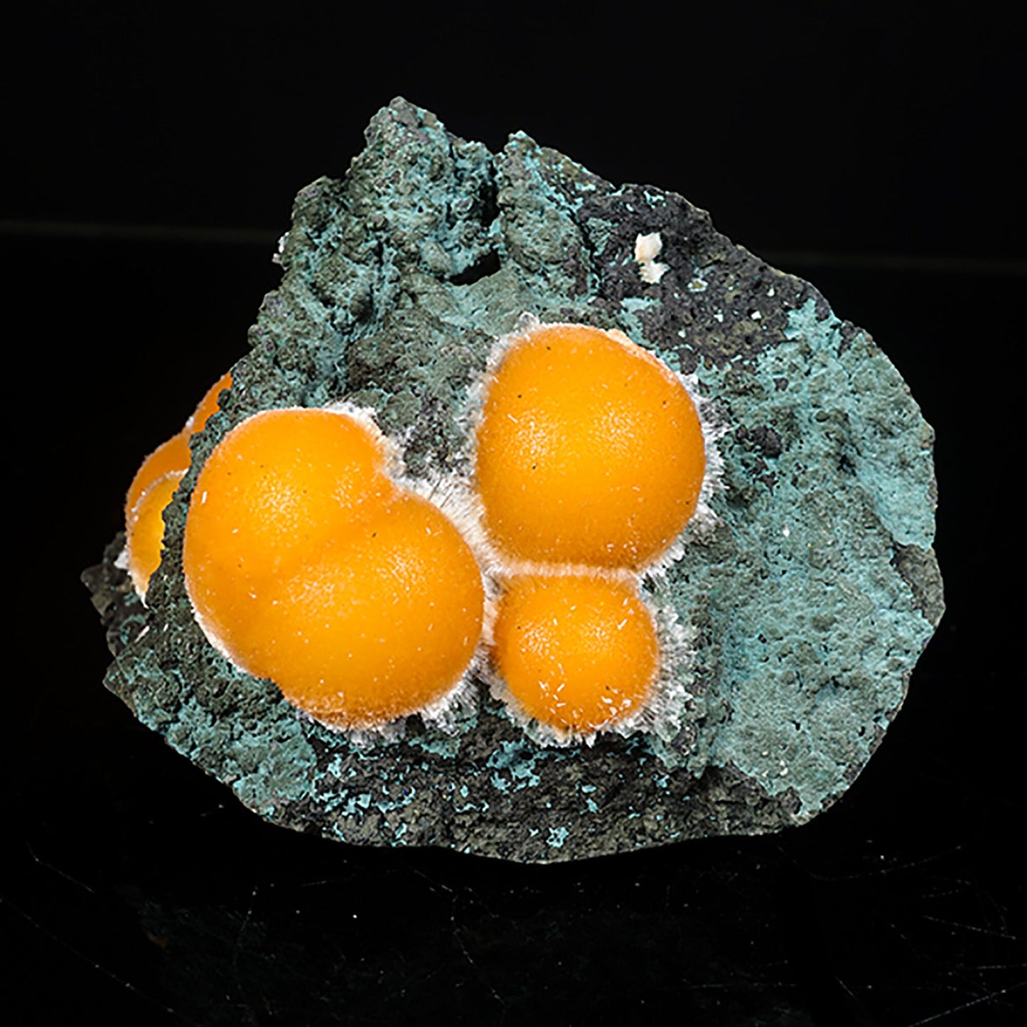 Thomsonite Orange Rare Find Natural Mineral Specimen # B 7045