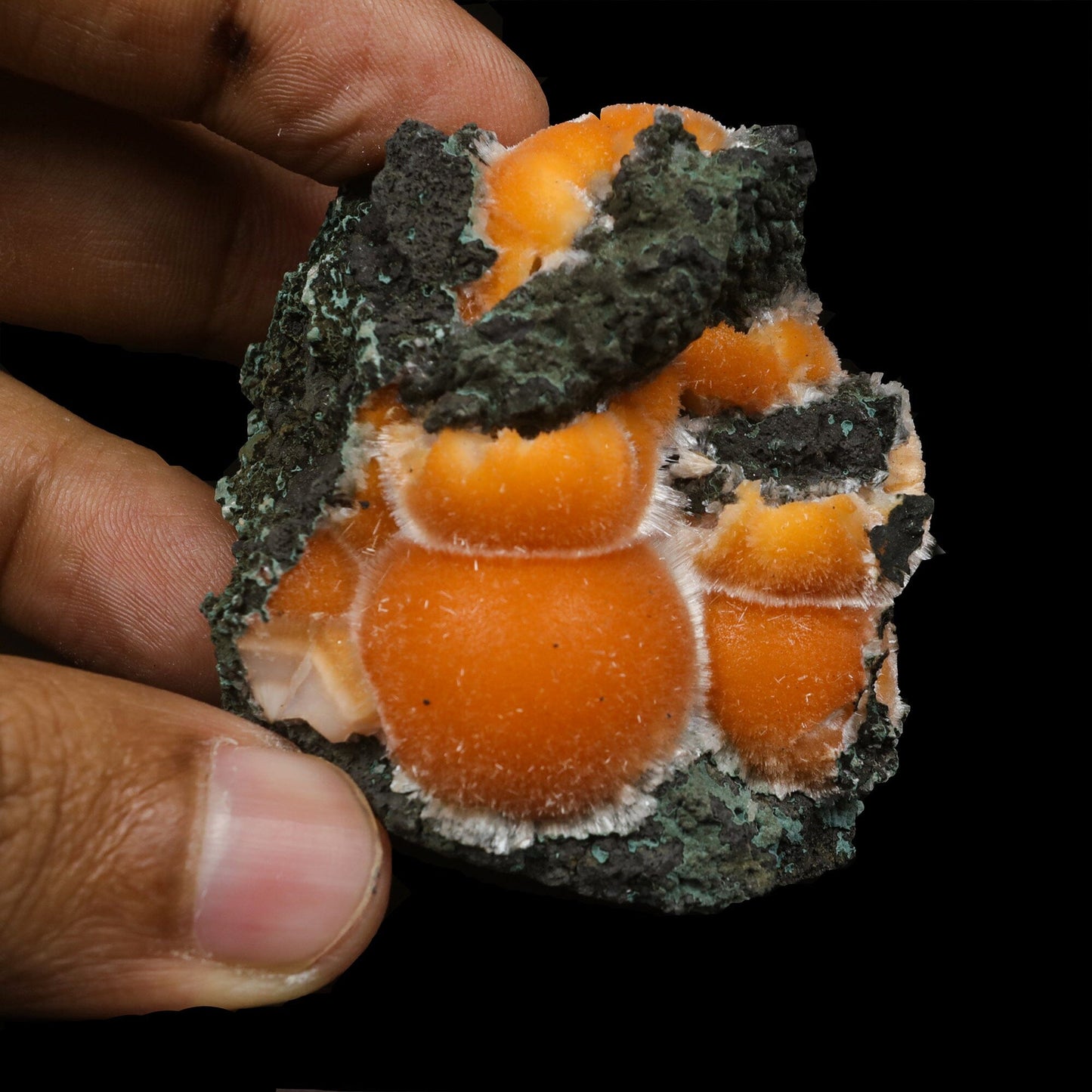 Thomsonite Orange Rare Find Natural Mineral Specimen # B 7056 Thomsonite Superb Minerals