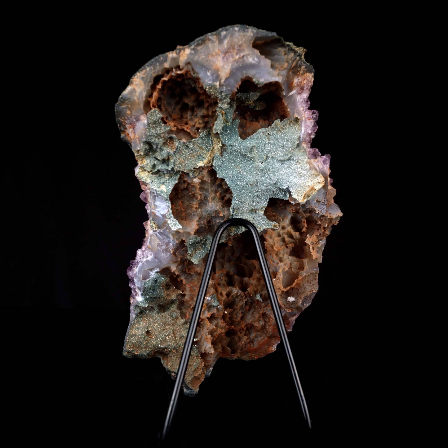 Amethyst Big Cluster Natural Mineral Specimen # B 4333 https://www.superbminerals.us/products/amethyst-big-cluster-natural-mineral-specimen-b-4333 Features:A very large Amethyst Cluster, hosting lustrous, deep-purple Amethyst crystals. The intense, rich color and luster of the Amethyst is stunning. I picked this piece up not only because of its color and luster, but because of its unique and asymmetrical shape. It stood out among the hundreds of identically