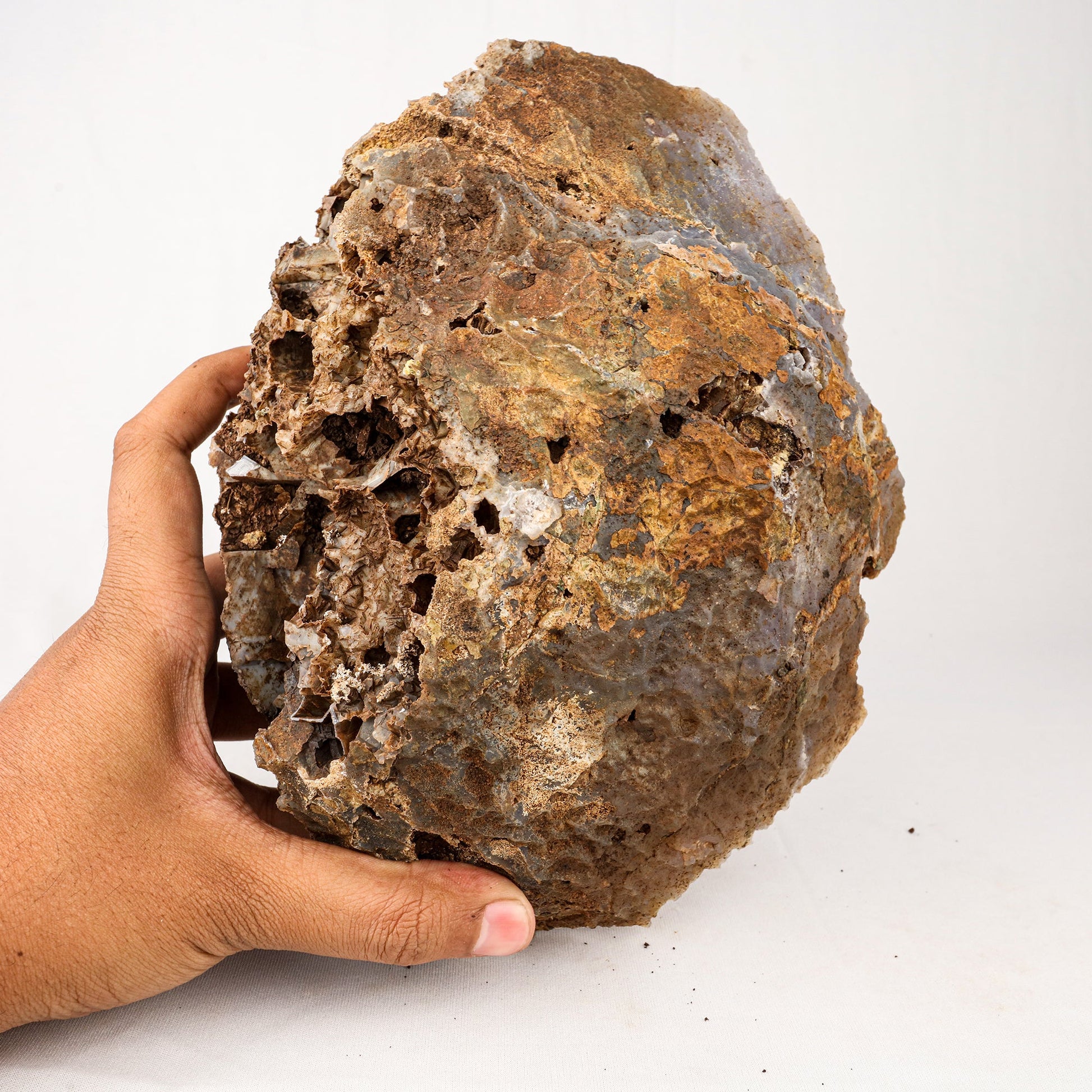 Amethyst Sprakling Crystals with Calcite Natural Mineral Specimen # B 5534 Amethyst Superb Minerals