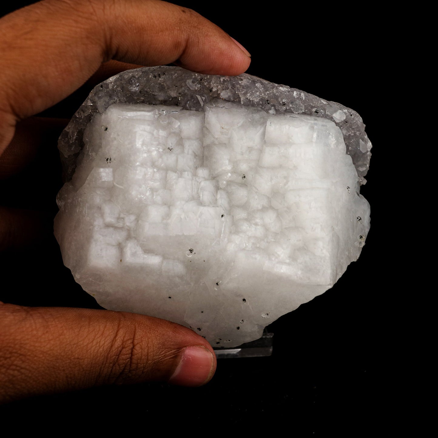 Apophyllite Cube Natural Mineral Specimen # B 6228 Heulandite Superb Minerals