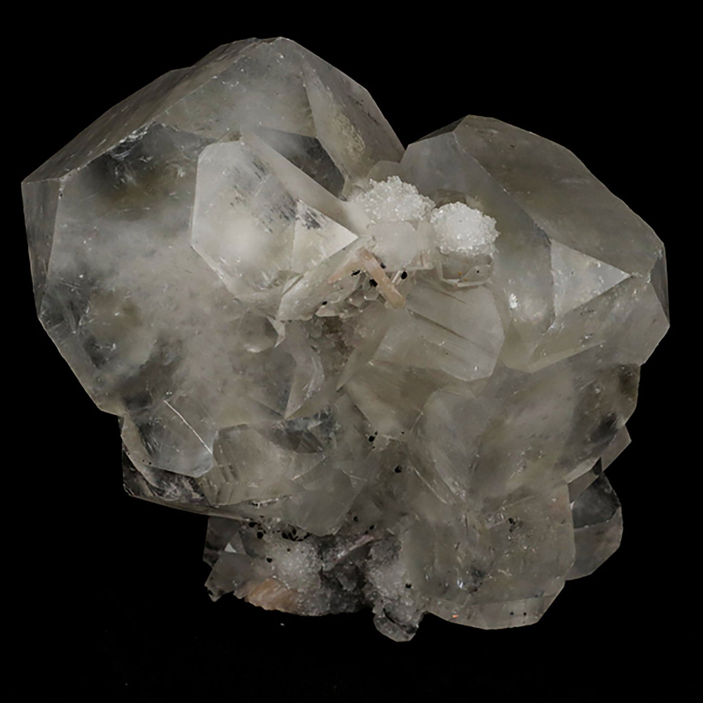 Apophyllite Cube with Chalcedony Natural Mineral Specimen # B 5441 Apophyllite Superb Minerals