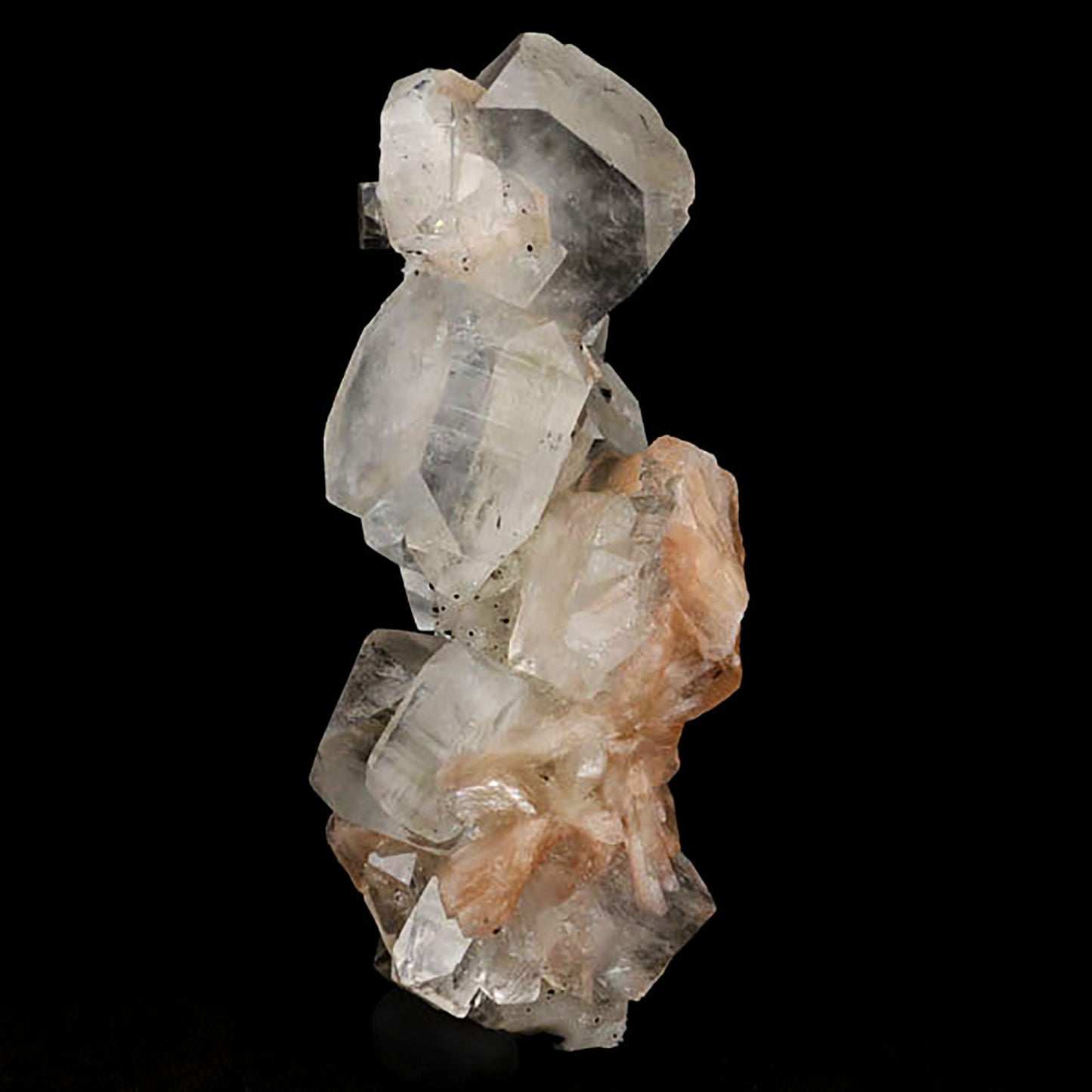 Apophyllite Cube with Stilbite Natural Mineral Specimen# B 5422 Apophyllite Superb Minerals