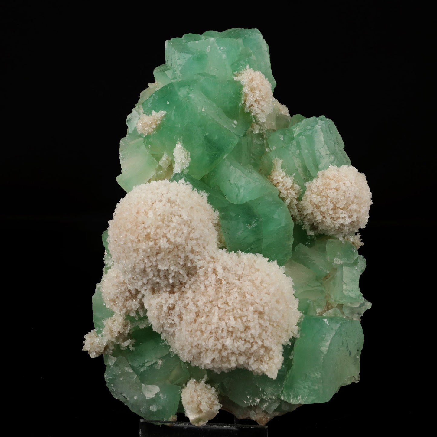 Apophyllite Green Cube with Mordenite Natural Mineral Specimen # B 5968 Apophyllite Superb Minerals