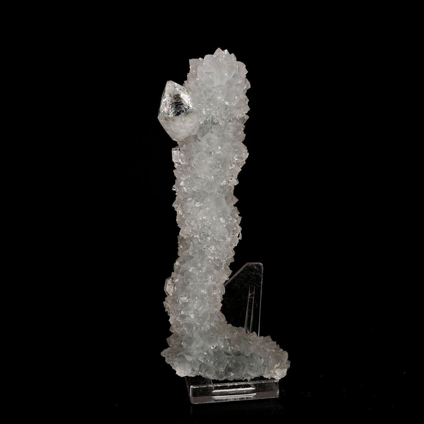 Apophyllite on MM Quartz Natural Mineral Specimen # B 6313 Apophyllite Superb Minerals
