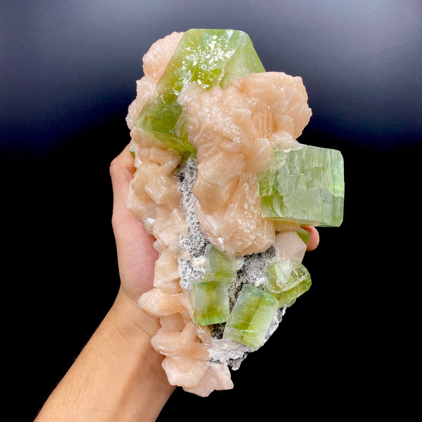 Apophyllite & Stilbite DK105 Superb Minerals