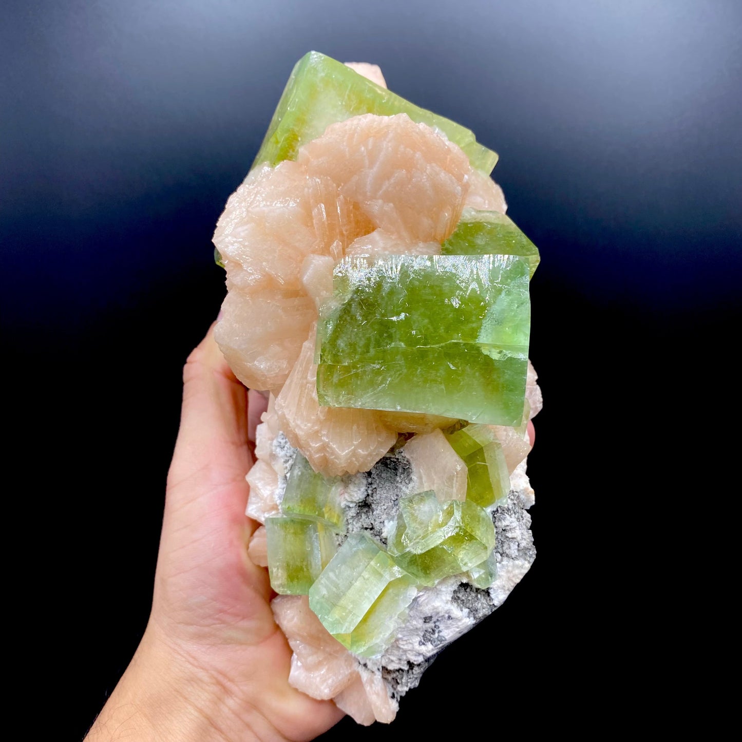 Apophyllite & Stilbite DK105 Superb Minerals