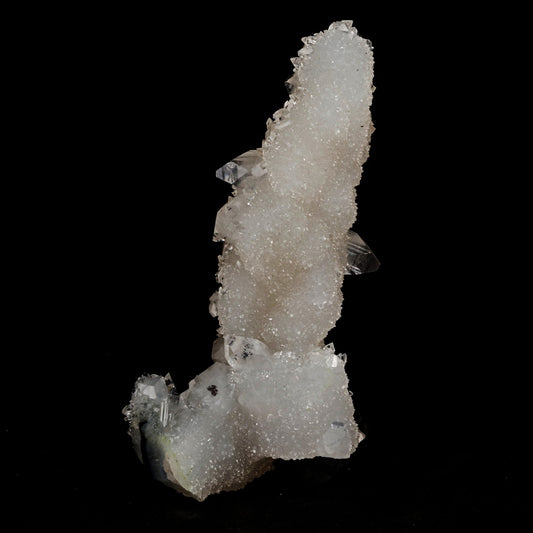 Apophyllite tower with MM Quartz Natural Mineral Specimen # B 5349 Apophyllite Superb Minerals