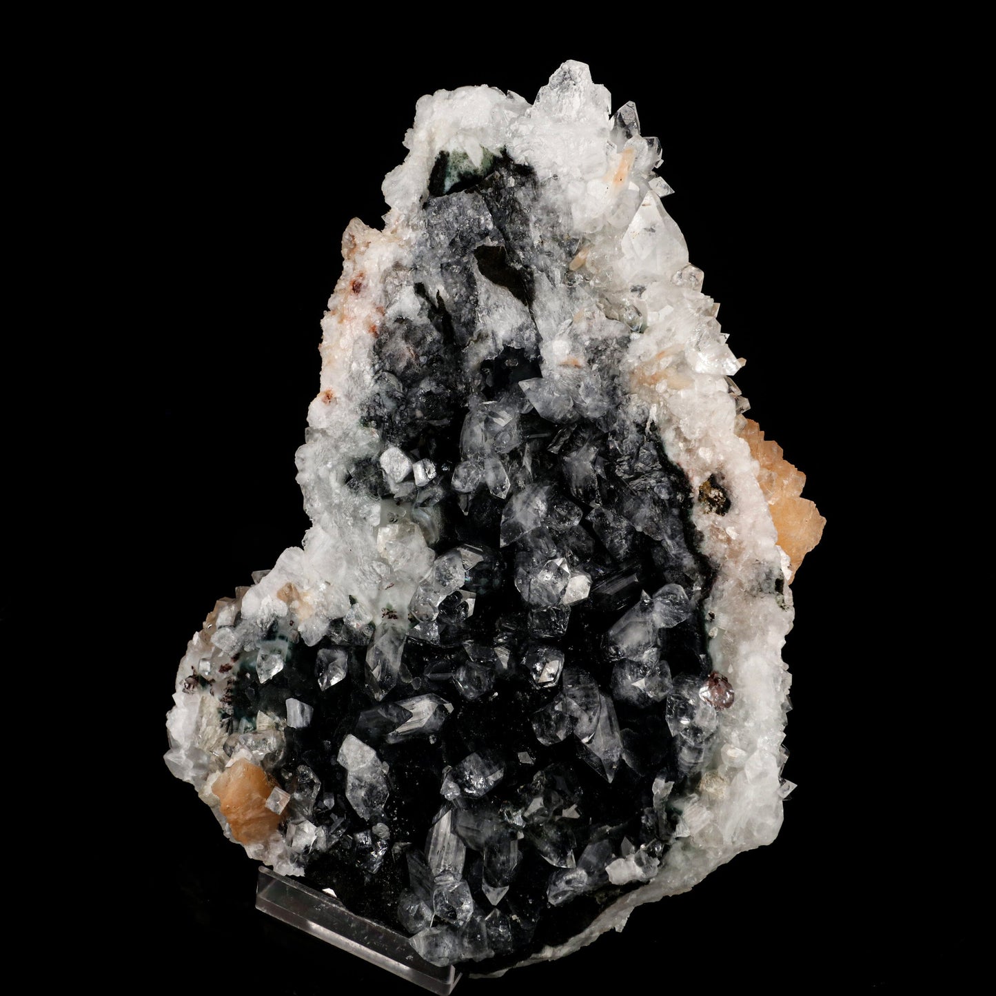 Apophyllite with Stilbite Dual Side Natural Mineral Specimen # B 6464 Apophyllite Superb Minerals
