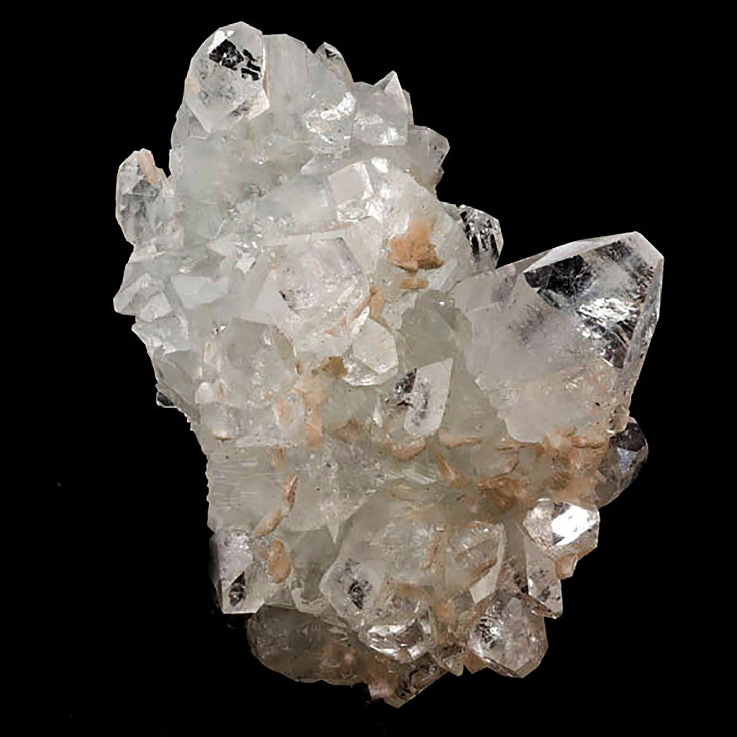 Apophyllite with Stilbite Natural Mineral Specimen# B 5427 Apophyllite Superb Minerals
