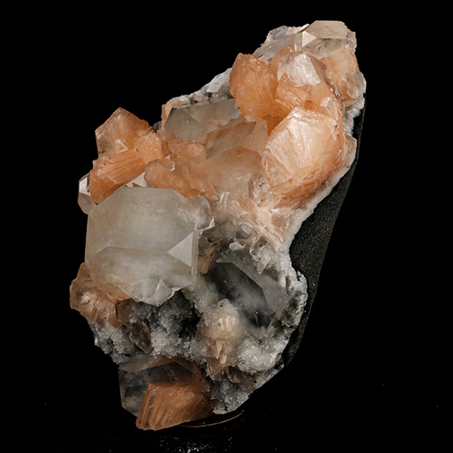 Apophyllite with Stilbite Natural Mineral Specimen # B 5527 Apophyllite Superb Minerals